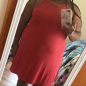 Plus size spaghetti strap dress